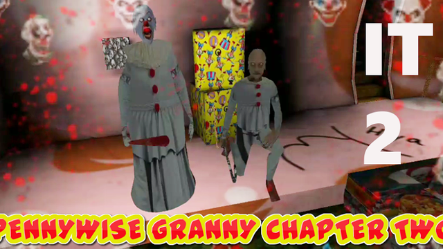 Download Pennywise Evil Clown Granny Chapter Two It 2 Free - roblox family creepy clown traps us in a room we must