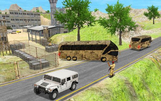 Download Army Bus Simulator 2020 Bus Driving Games Free - army humvee roblox