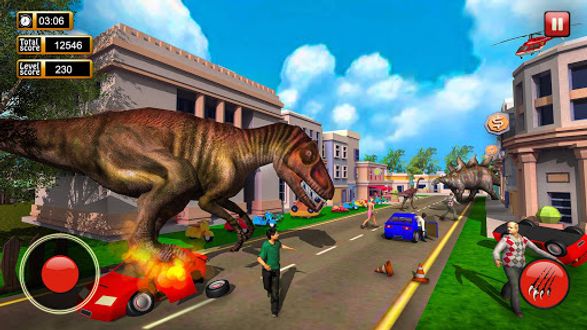 Download Monster Dinosaur Simulator City Rampage Free - dino rampage roblox