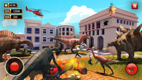 Download Monster Dinosaur Simulator City Rampage Free - roblox dinosaur simulator best dino roblox gun